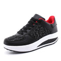 Women's Shoes, Flying Woven Leather Shoes, Sports Platform Shoes, Student Platform Shoes
