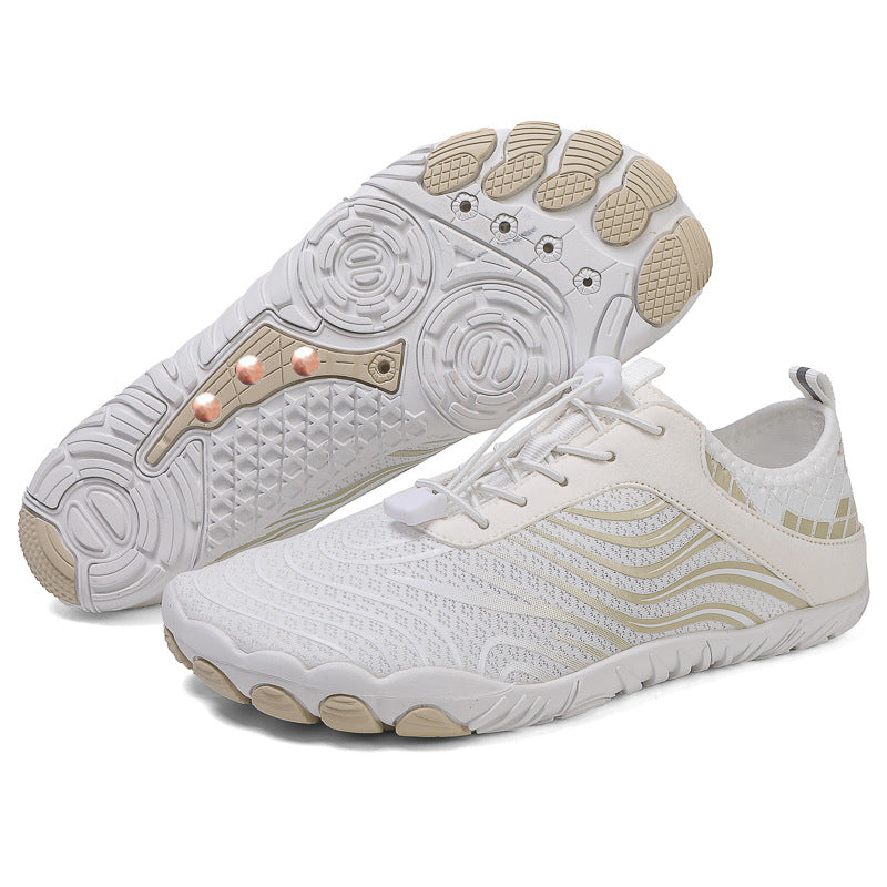 Breathable Shoes Brass Buckle Grounding Shoes Button Shoes Upstream Shoes