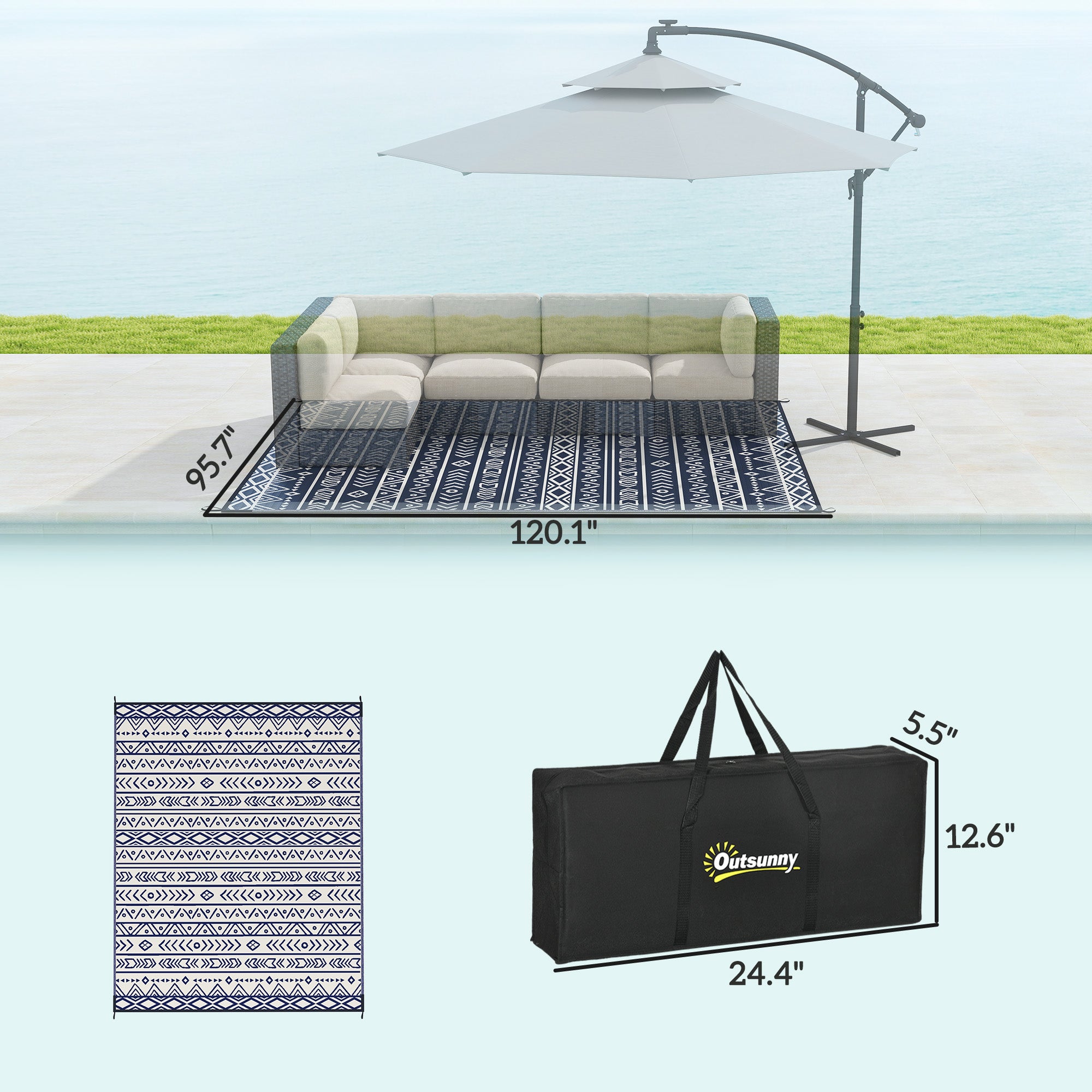 Reversible Outdoor Rug