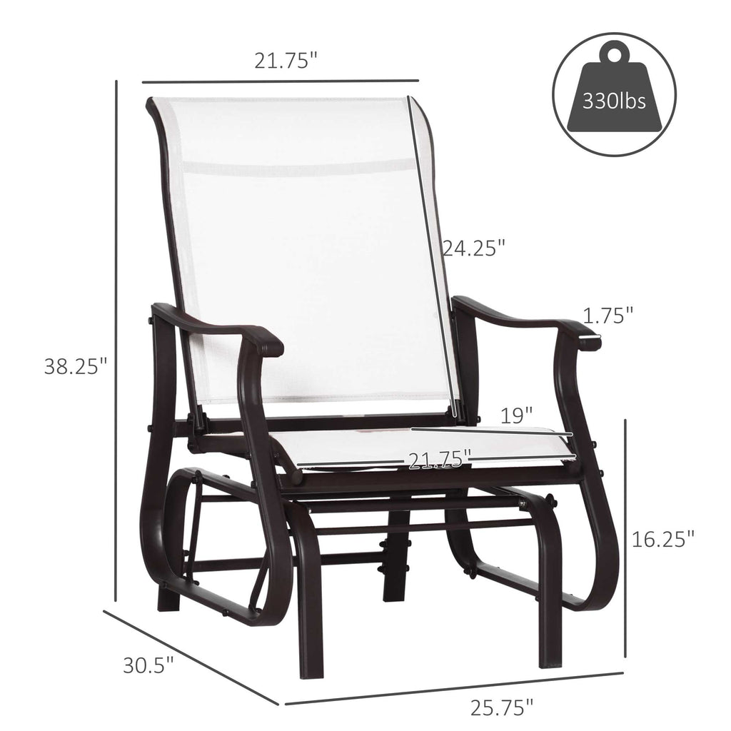 Outdoor Glider Chair