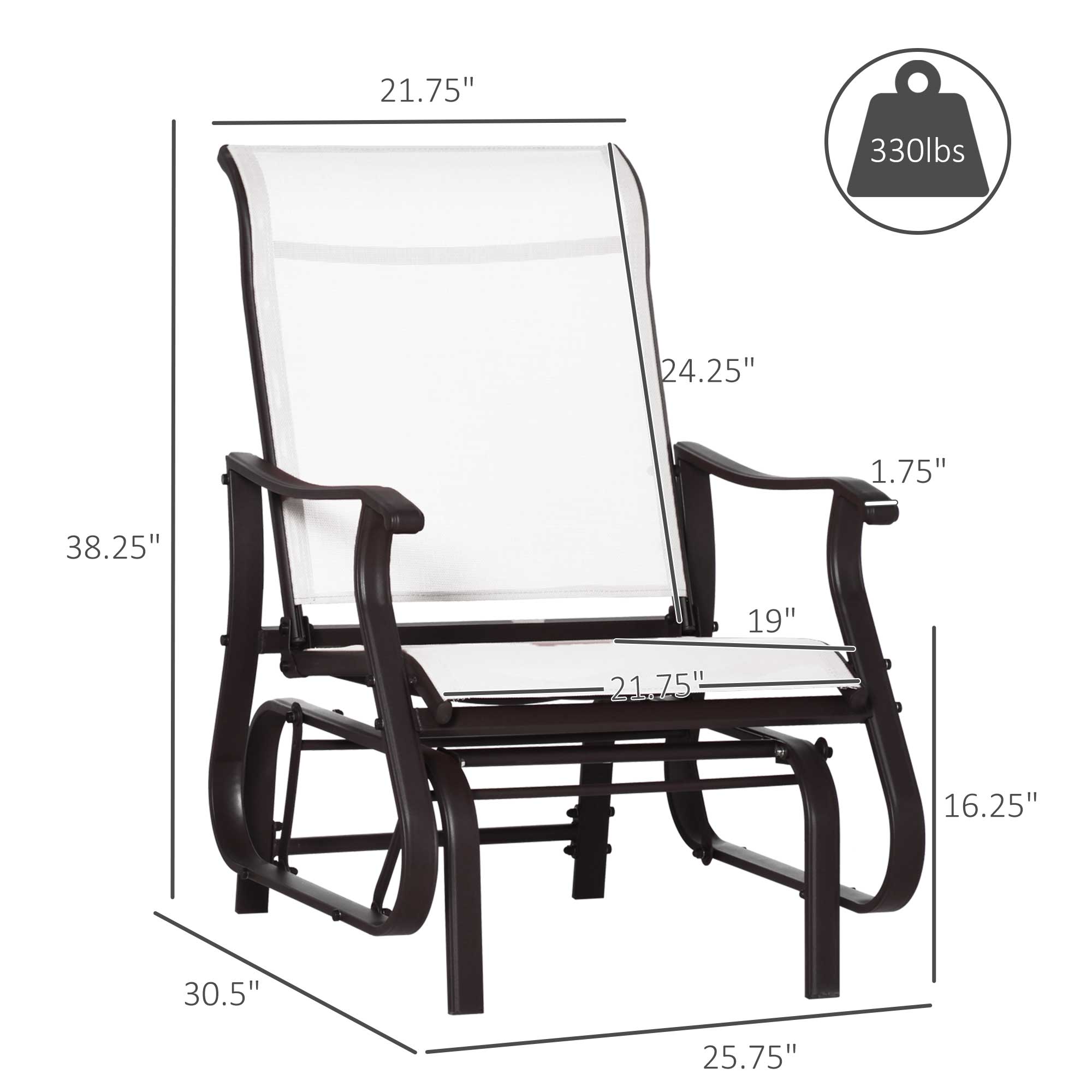 Outdoor Glider Chair