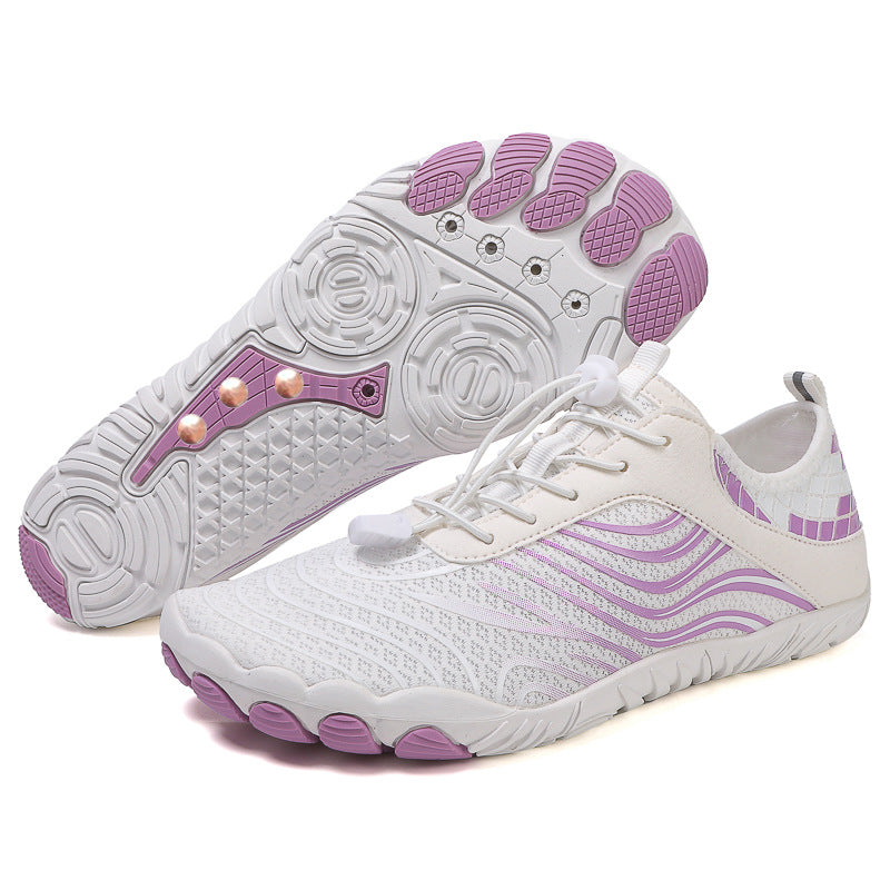 Breathable Shoes Brass Buckle Grounding Shoes Button Shoes Upstream Shoes