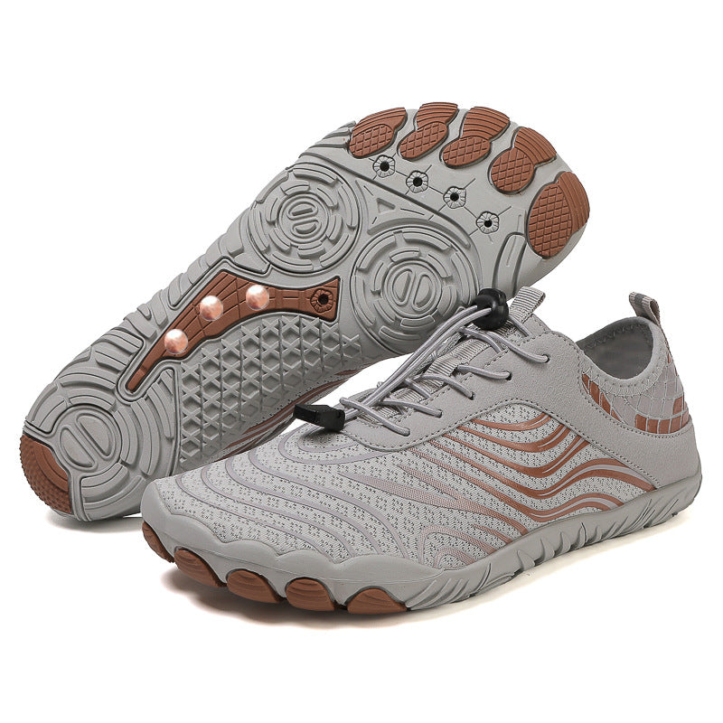 Breathable Shoes Brass Buckle Grounding Shoes Button Shoes Upstream Shoes