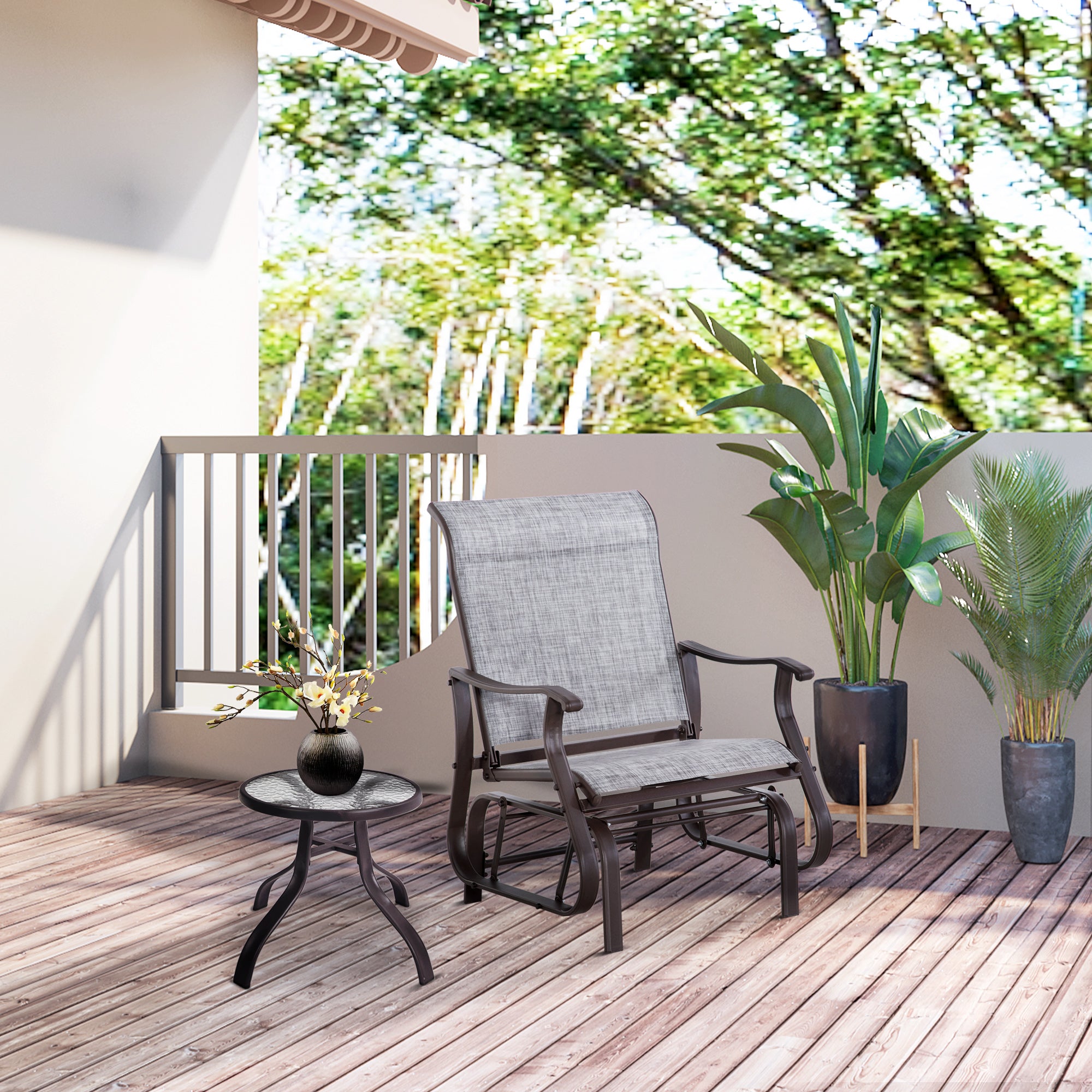 Outdoor Glider Chair